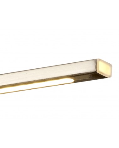 Violet Small 1 Arm Wall Lamp/Picture Light, 6W LED, 3000K, 360lm, Satin Nickel, 3yrs Warranty