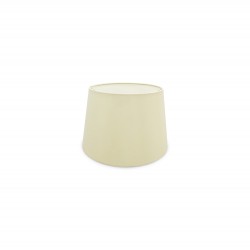 DY_D0297 30 cm Conical Fabric Lampshade Ivory Pearl/White Laminate