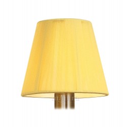 DY_MS007 13 cm Silk String Clip-On Lampshade Amber Cream